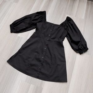 Danielle Bernstein Puff Sleeve Dress